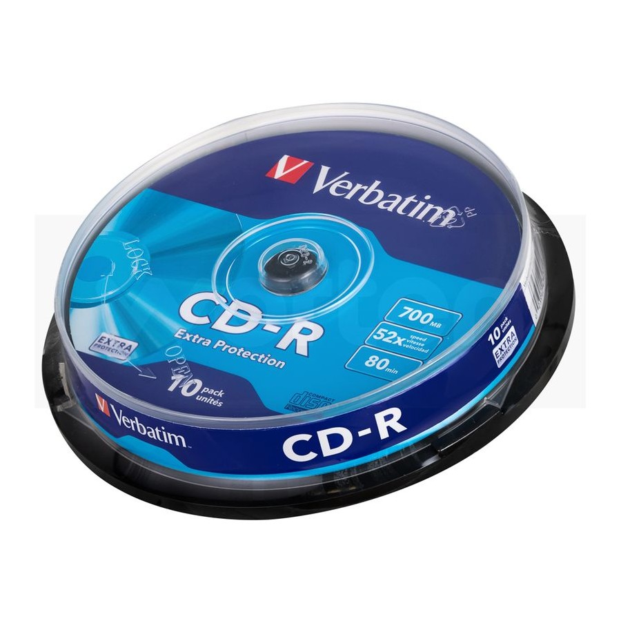 CD-R Verbatim - 10 pièces - Disques dur et périphériques de stockage -  Matériel Informatique High Tech