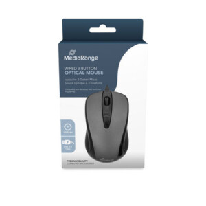 Mediarange Optical Mouse wired 3-Button