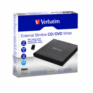 Verbatim External Slimline CD/DVD Writer