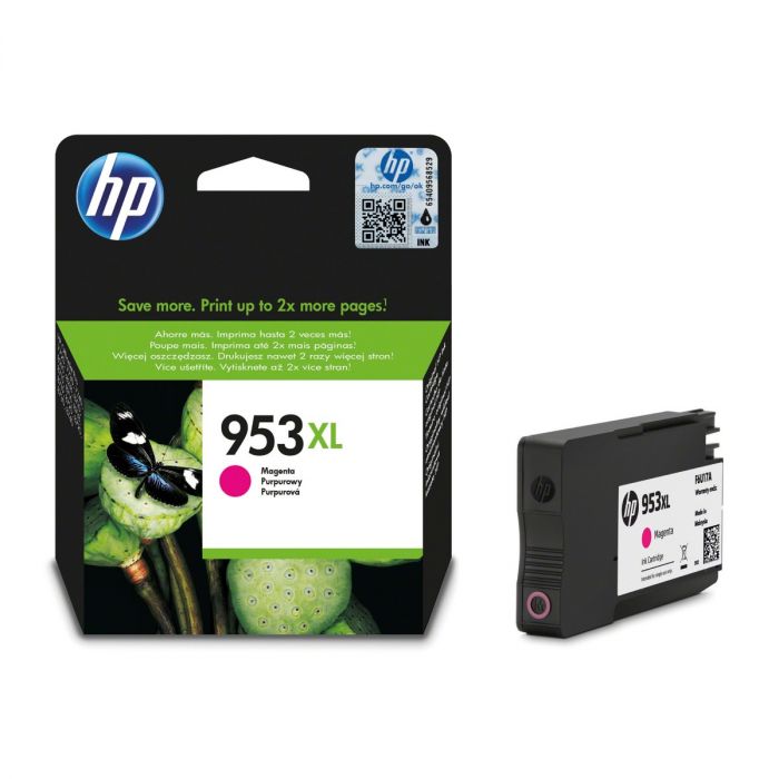 Tinta Original HP 953XL Magenta - Alta Rendimiento, Para Impresoras HP