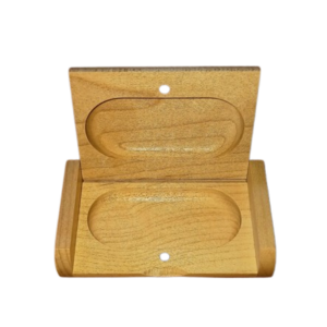 Oval Wooden USB Box
