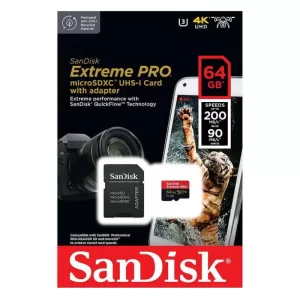SanDisk Extreme Pro MicroSD 64GB 200Mb/s