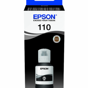 Epson 110 EcoTank Pigment Black Ink 120ml Bottle