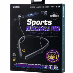 Remax Wireless Neckband sport bluetooth headphones Black