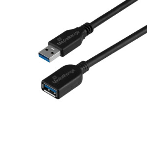 MediaRange USB Extension Cable, USB-A Plug to Socket