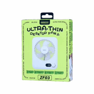 Remax  Slim Ultra-Thin Desktop Portable Rechargeable Fan