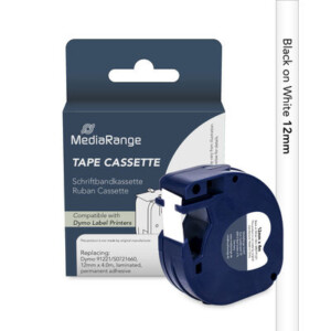 MediaRange Plastic tape cassette, for label printers using Dymo 91221/S0721660