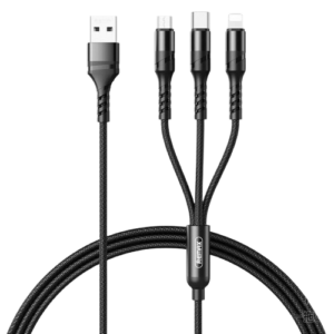 Remax 3in1 magnetic fast charging and data transmission Lightning /Micro/ Type-C