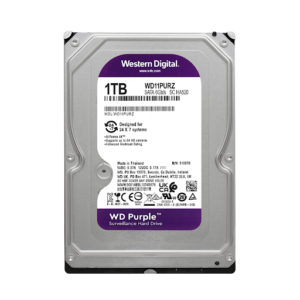 WD Purple Surveillance HDD 1TB SATA 6 Gb/s, 64 MB Cache