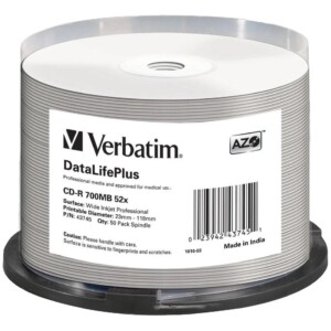 Verbatim CD Printable spindle 50pcs