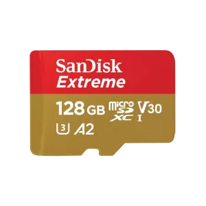 SanDisk Extreme microSD 128GB for Action Camera