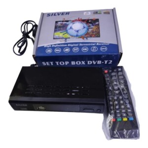 MPEG4 DVB-T2-HD H.264 Silver Decoder High Definition Digital Terrestrial Receiver