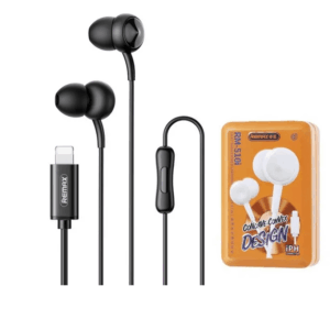 Remax IPH Wired Earphone for Music & Calls Black
