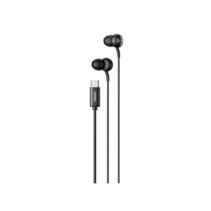 Remax RM-510a Type-C Wired Earphone for Music and Calls Black