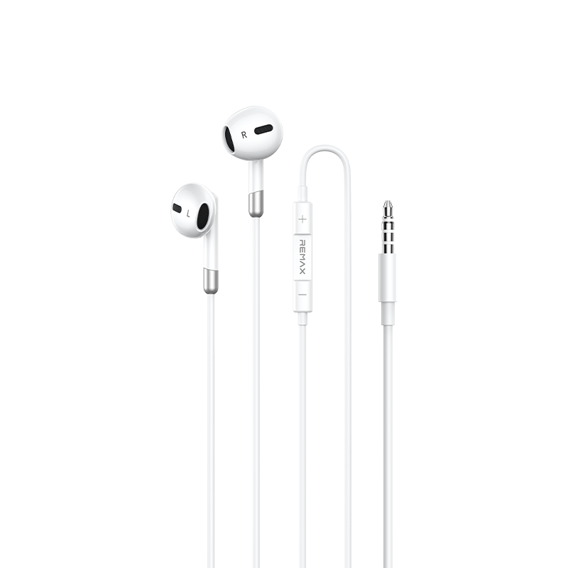 Remax 3.5mm Semi-In-Ear Metal Wired Headphones