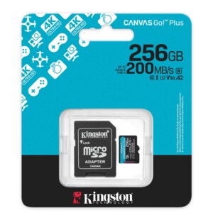 Kingston Canvas Go! Plus microSD memory card 256GB